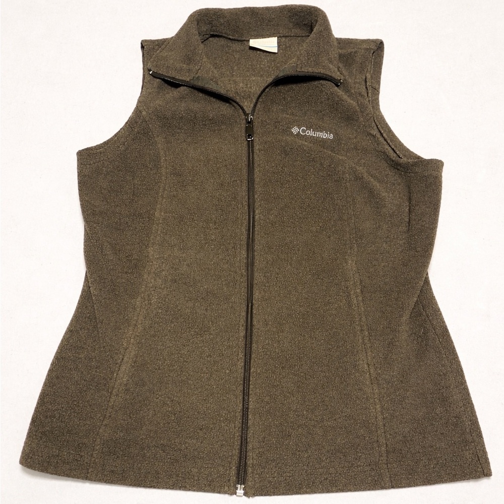 Columbia Charcoal Fleece Vest - Picture 1 of 5